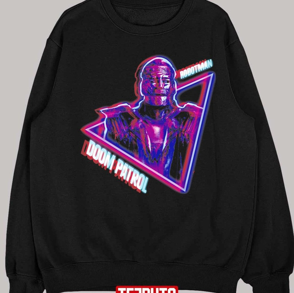 Neon Art Robotman Doompatrol Unisex T-Shirt