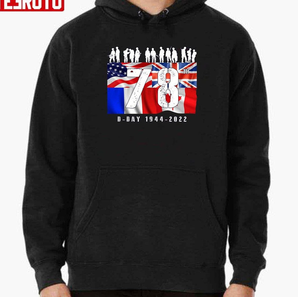 78th Anniversary WW2 Day Allied Landing France Unisex Sweatshirt