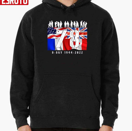 78th Anniversary WW2 Day Allied Landing France Unisex Sweatshirt