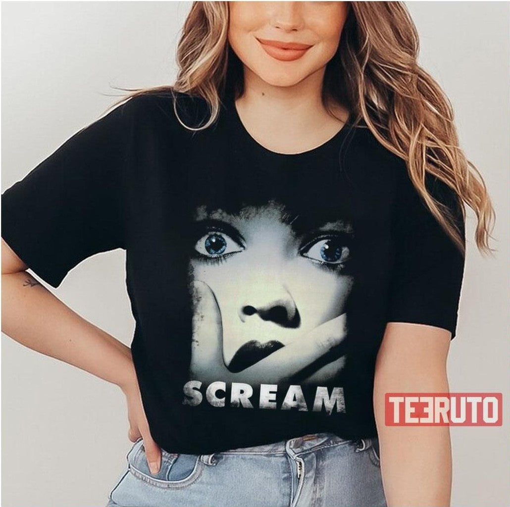 Scream Movie Art Drew Barrymore Unisex T-Shirt