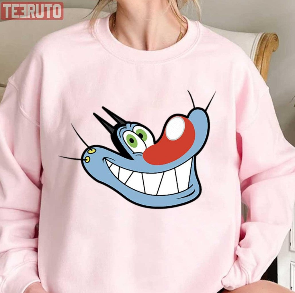 Oggy Face Halloween Unisex T-Shirt