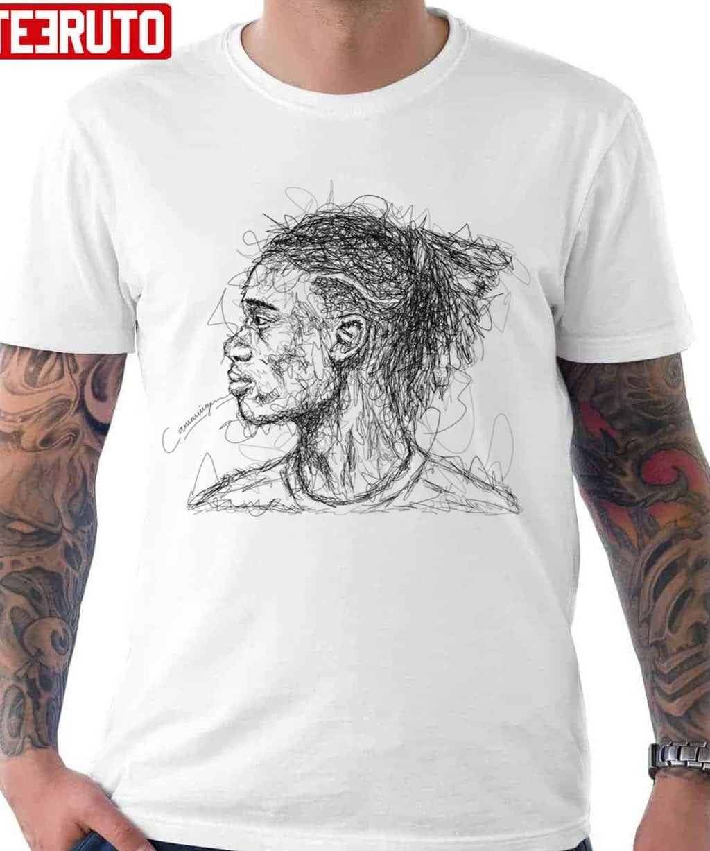 Scribble Art Eduardo Camavinga Unisex T-Shirt
