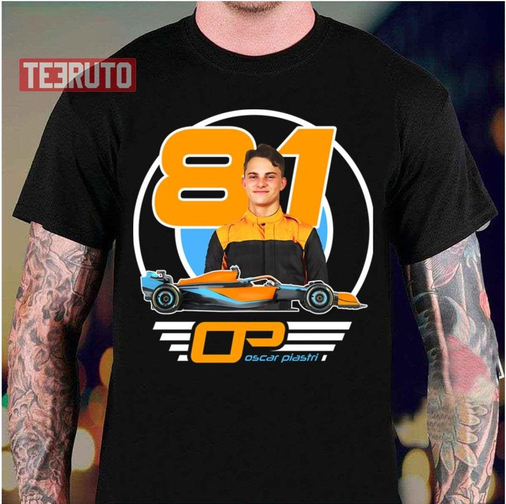 Round Graphic Oscar Piastri Box 1 Formula 1 Unisex T-Shirt