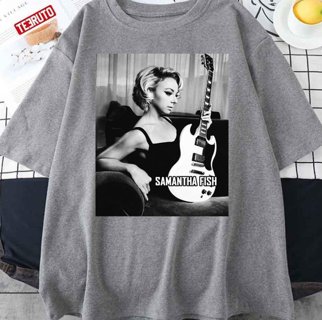 Black And White Samantha Fish Unisex T-Shirt