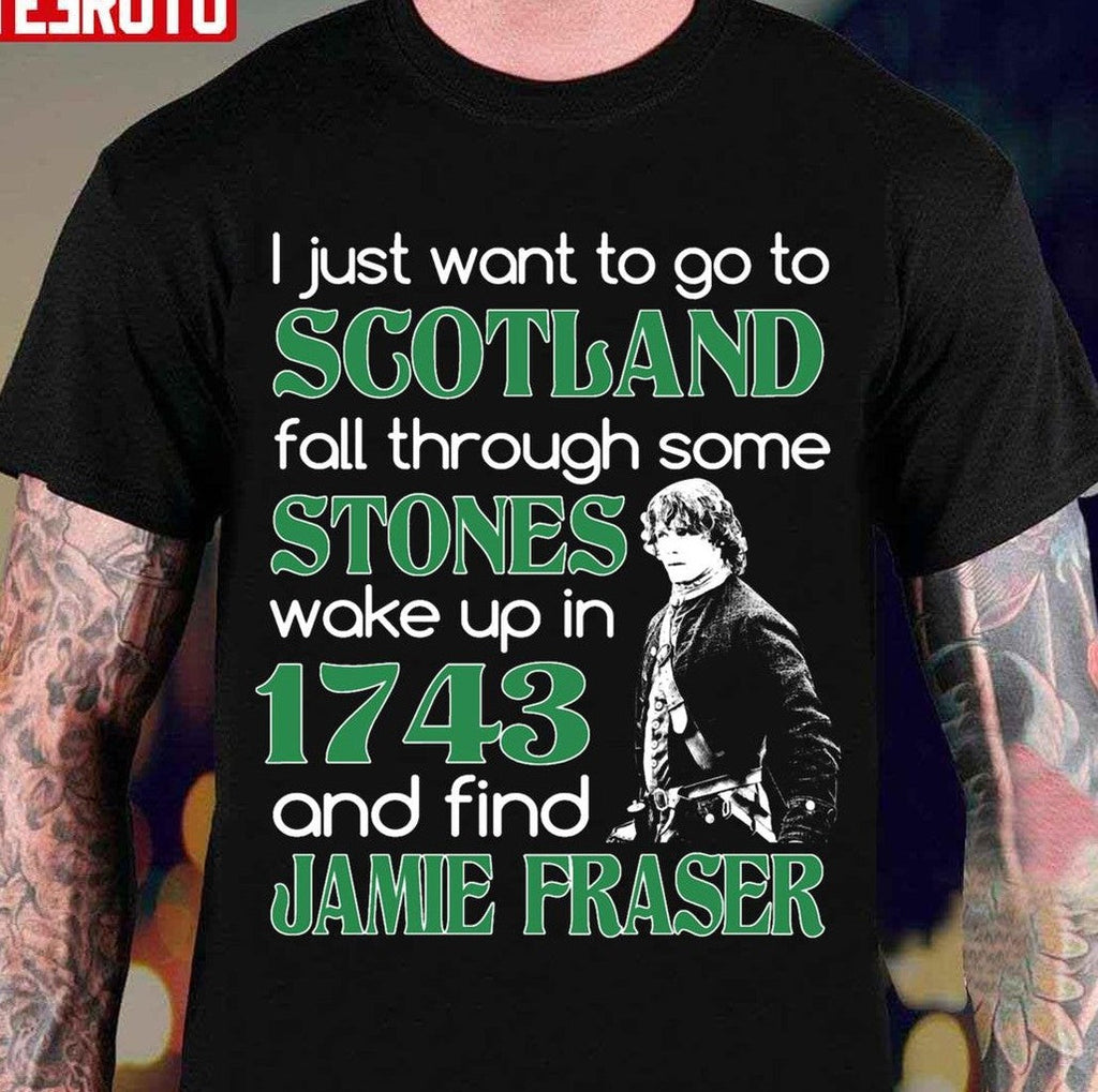 Scotland Stones 1743 Jamie Fraser Unisex T-Shirt