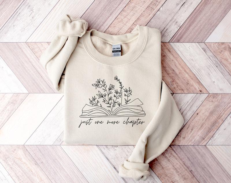 More Chapter Sweatshirt, Reading Sweatshirt, Book Lover Gift, Teacher Book Sweatshirt, Librarian Sweatshirt, Reader Sweatshirt, Book Sweater