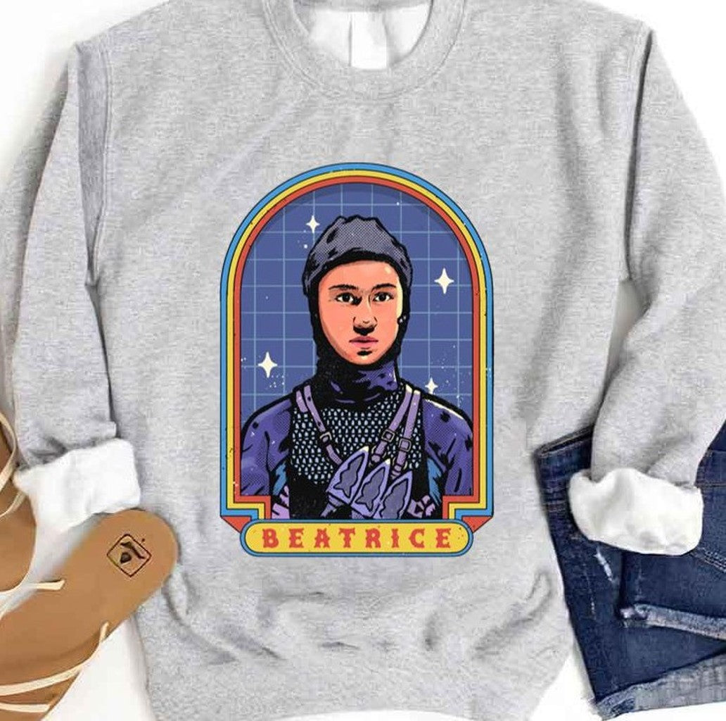 Sister Beatrice Warrior Nun Retro Fanart Unisex Sweatshirt