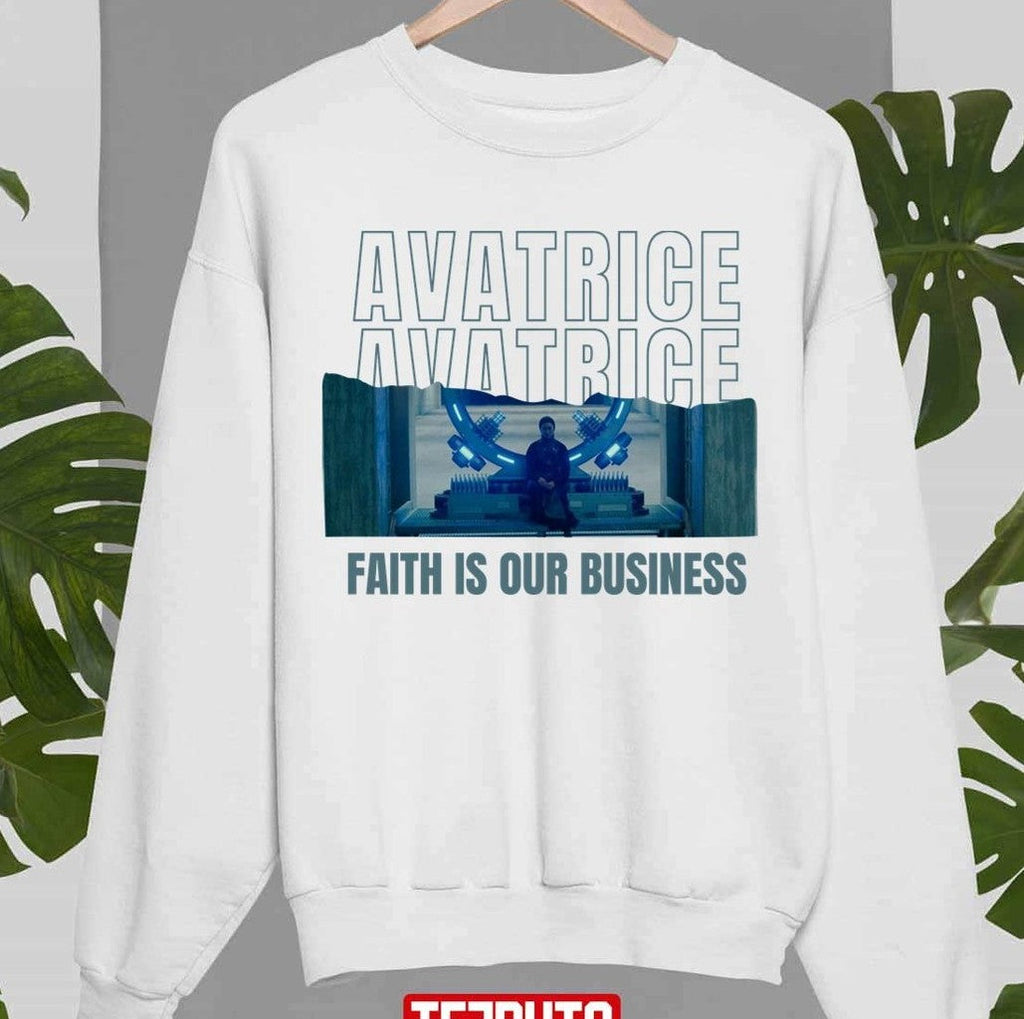Avatrice Ava And Bea Warrior Nun Save Warrior Nun Faith Is Our Business Unisex Sweatshirt