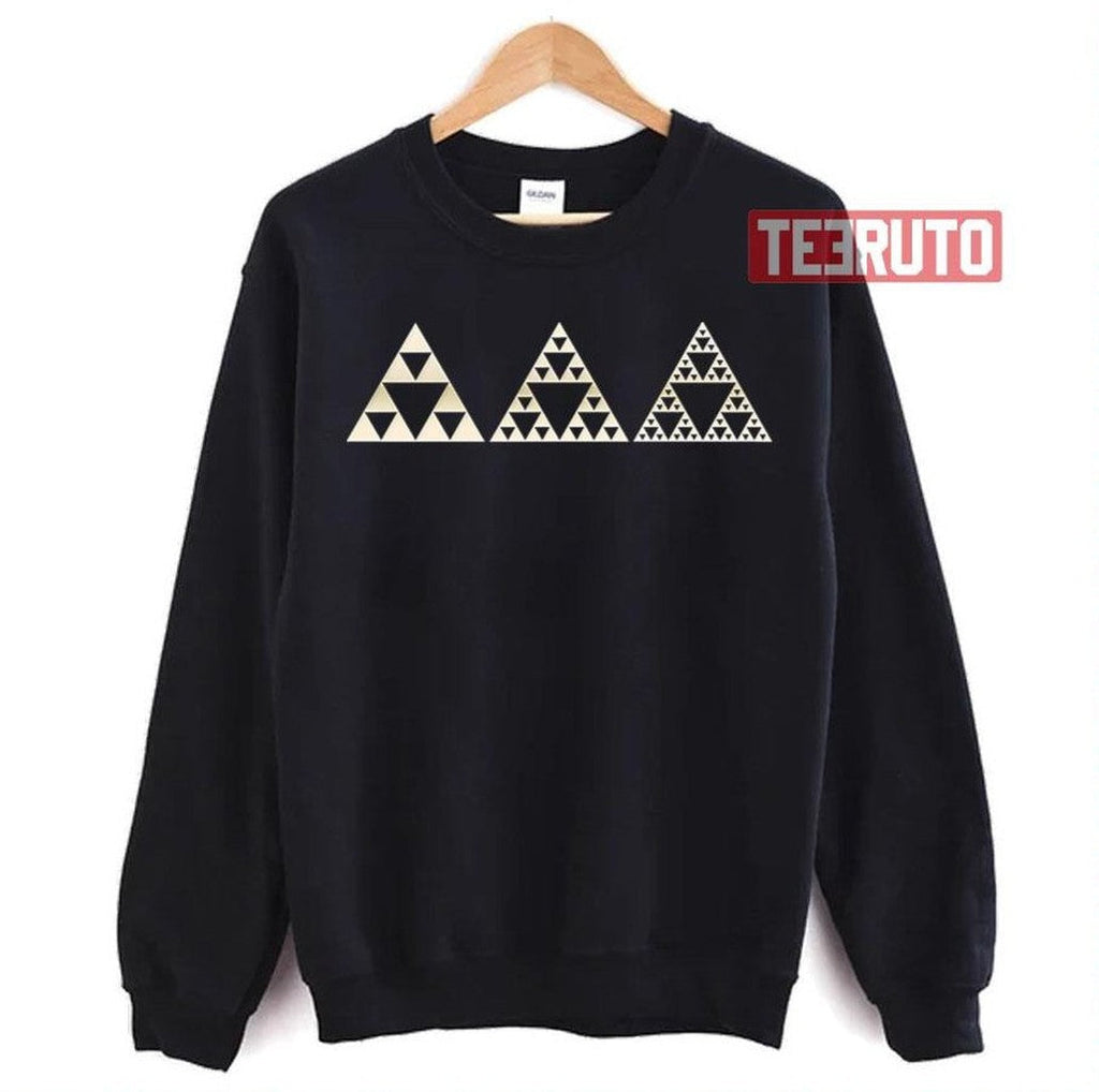 Sierpinski Triangle Mathématiques Fractale Unisex Hoodie