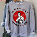 Round Design Sugar Ray Robinson Sports Design Unisex Sweatshirt