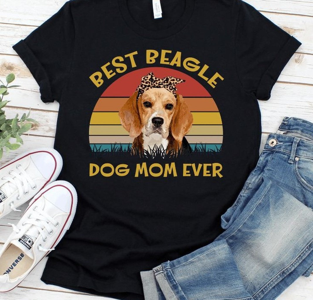 Best Beagle Dog Mom Ever Unisex T-Shirt