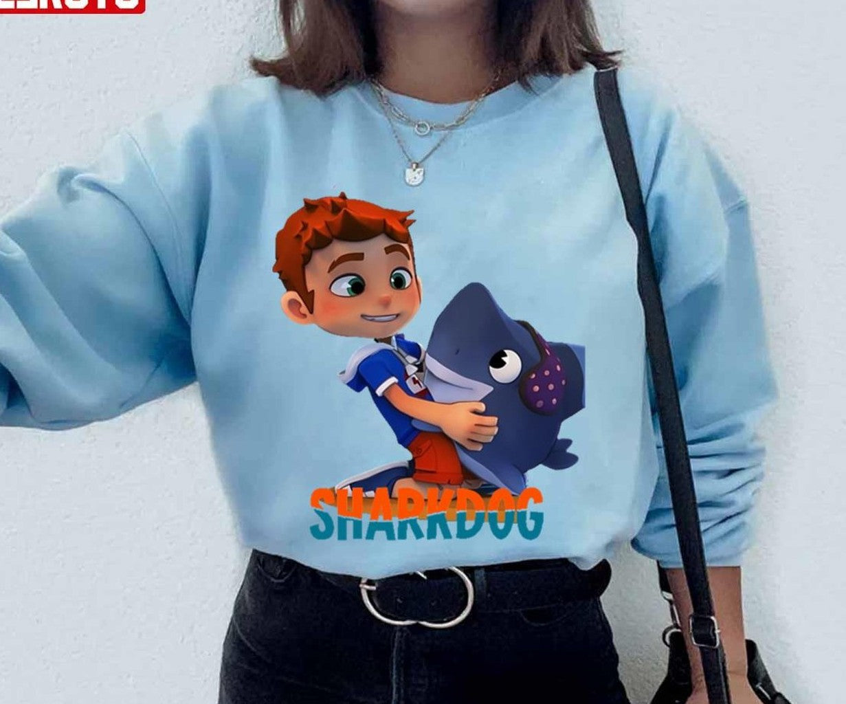 Big Hug For Friend Sharkdog Unisex Sweatshirt