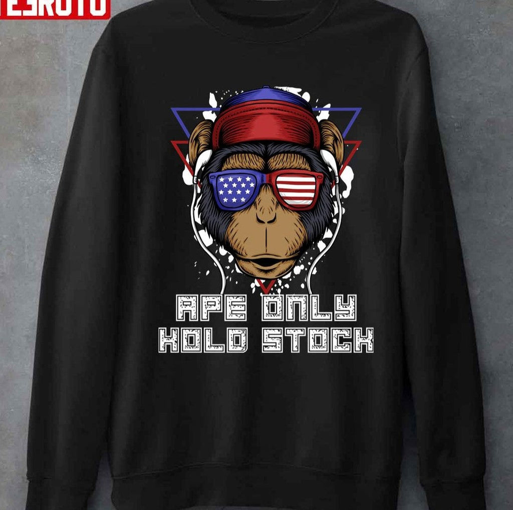 Ape Only Hold Stock US Glasses Unisex T-shirt