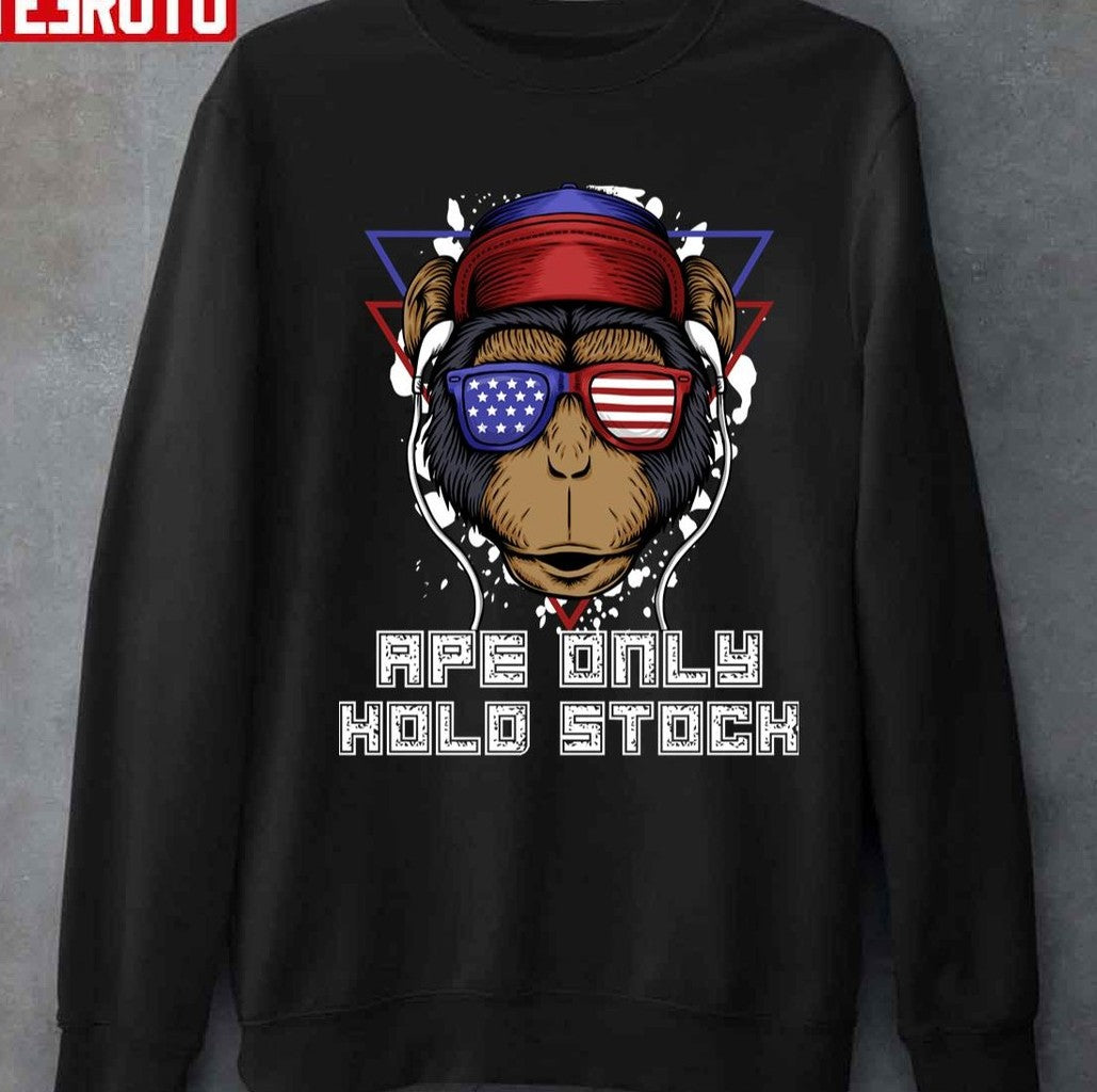 Ape Only Hold Stock US Glasses Unisex T-shirt