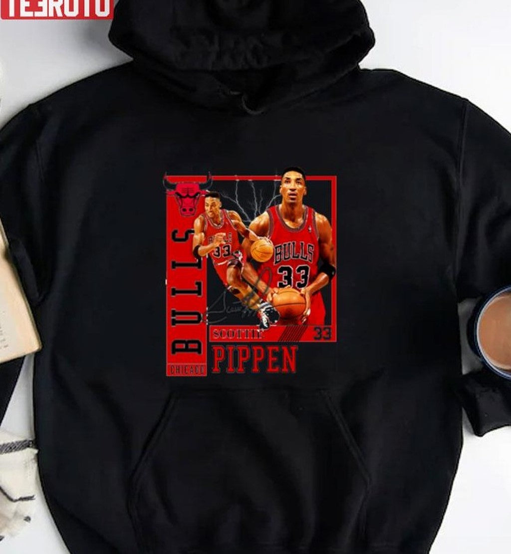 Scottie Pippen Basketball Legend Chicago Signature Unisex Sweatshirt