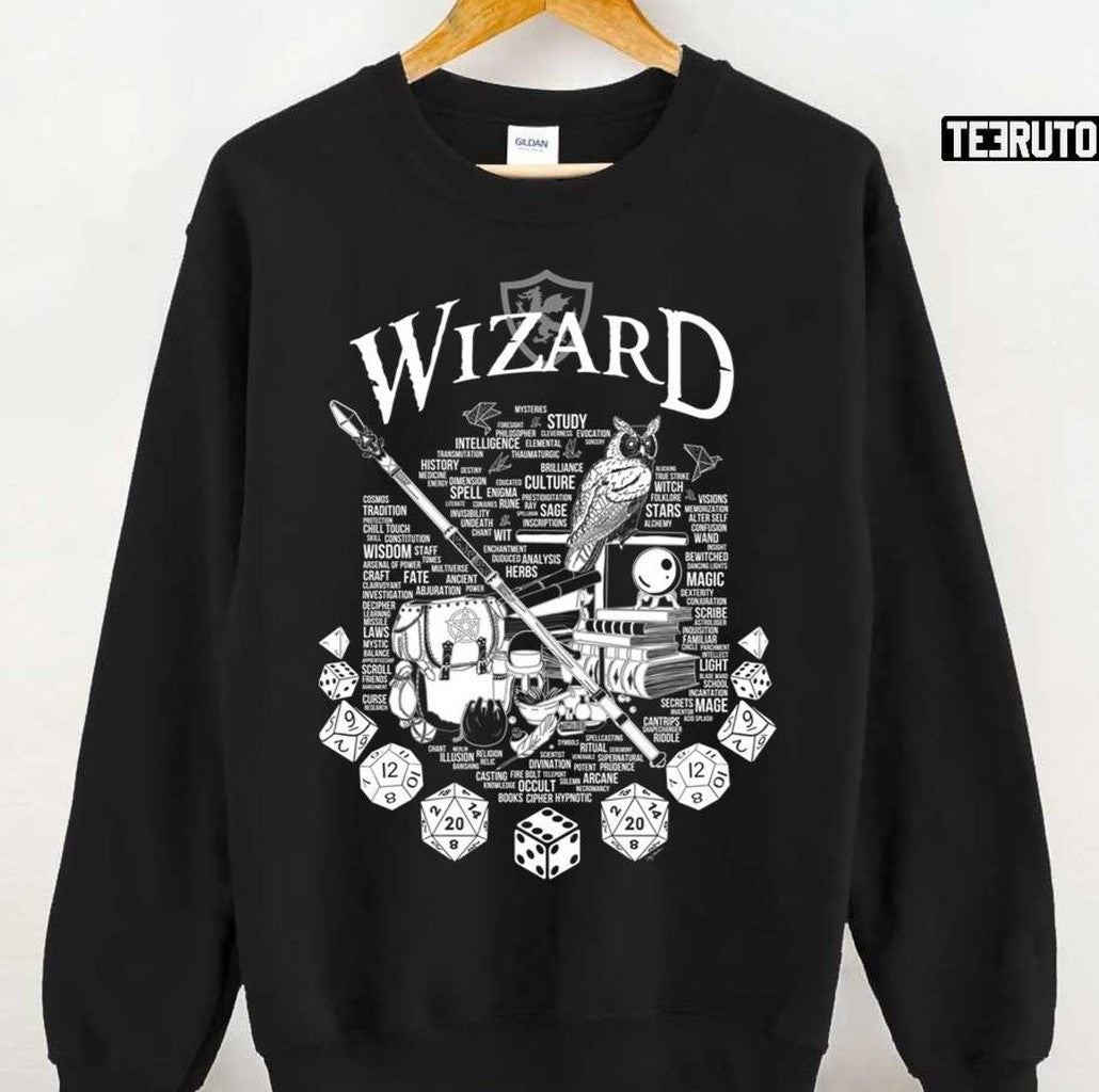 RPG Game Series Wizard White Version Unisex T-Shirt
