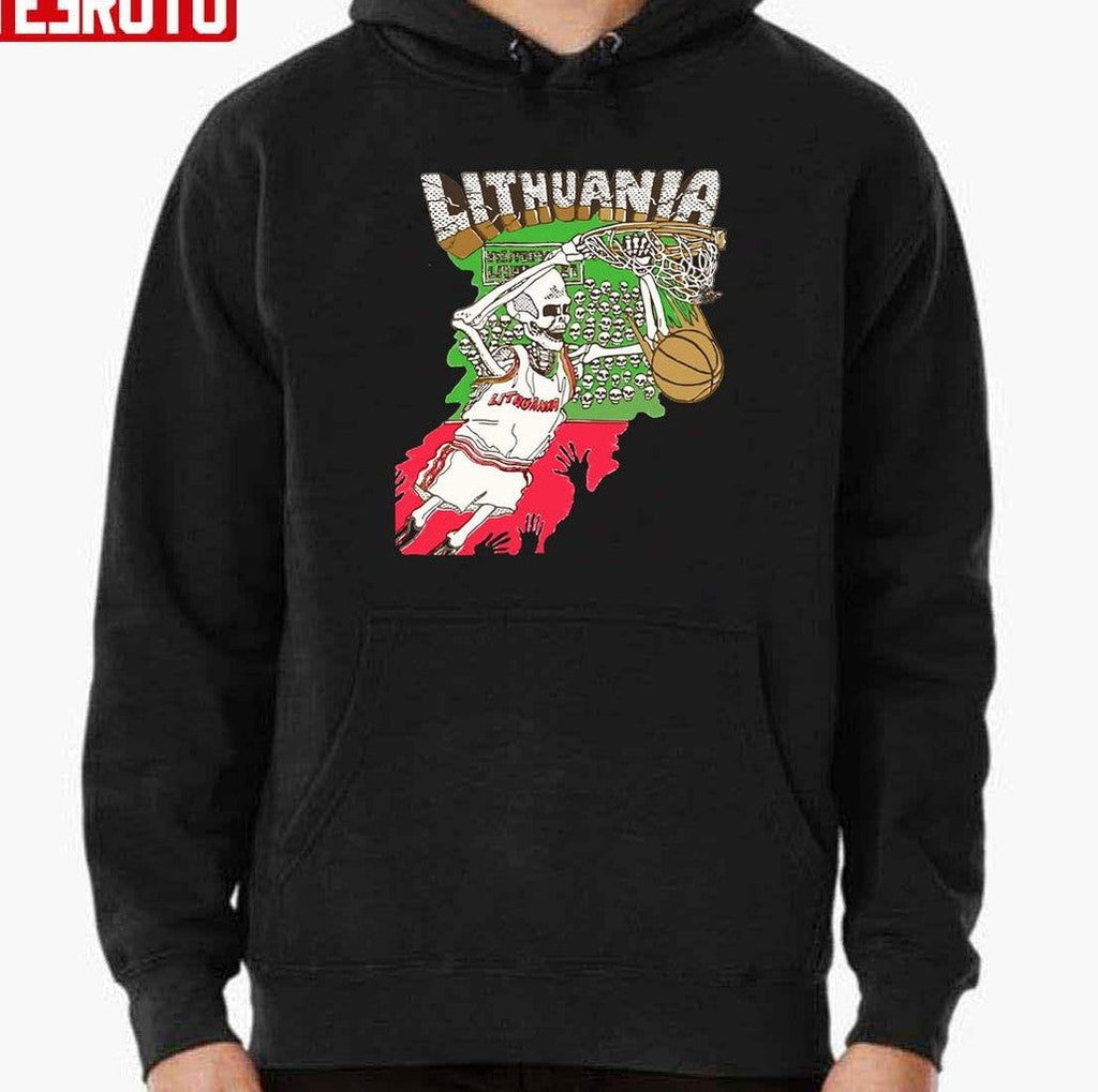 Basketball Skeleton Lithuania Unisex Sweatshirt