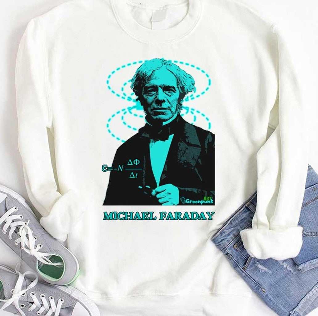 The Genius Design Michael Faraday Unisex Hoodie