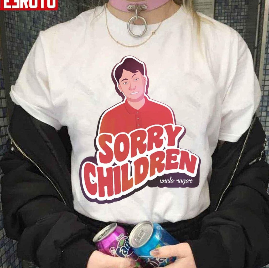 Naughty Uncle Roger Says Sorry Children Unisex Sweatshirt
