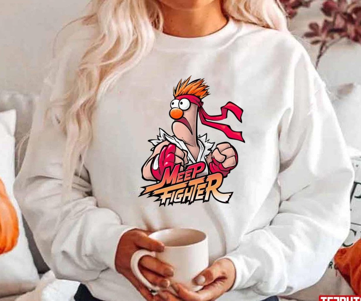 Beaker Meep Fighter Street Fighter Unisex Hoodie