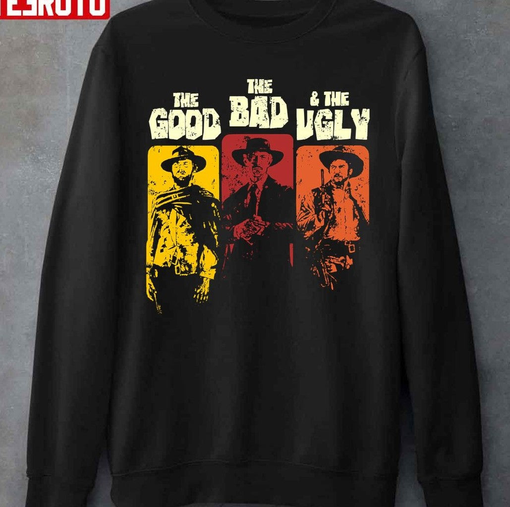 The Good The Bad The Ugly Vintage Movie Unisex T-Shirt