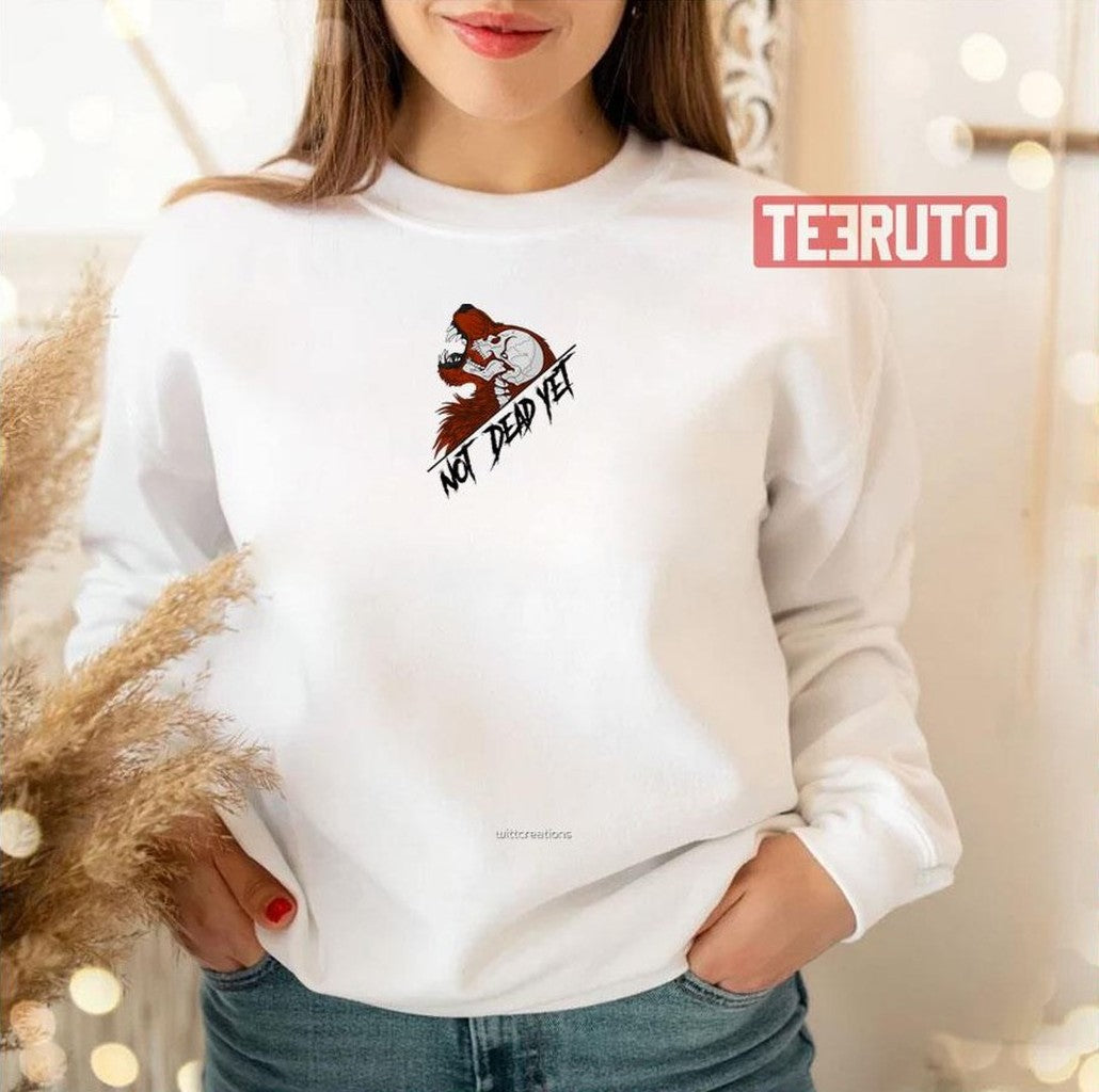 Not Dead Yet Wolf Megalo Box Unisex Sweatshirt