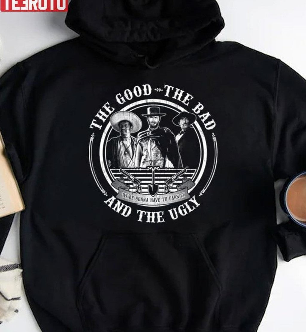 The Good The Bad Logo Clint Eastwood Unisex T-Shirt
