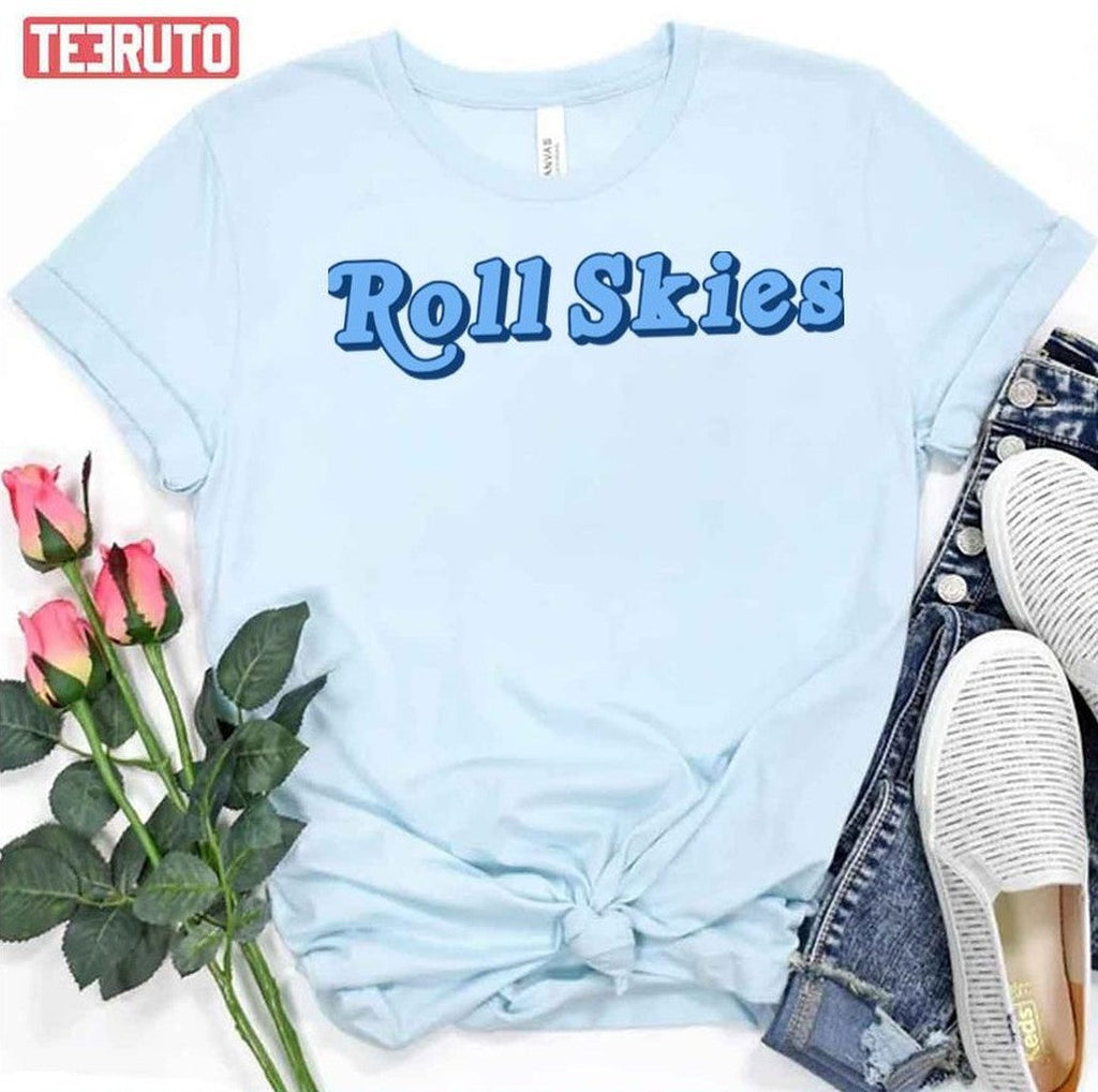 Roll Skies Stones Lightblue Unisex T-Shirt