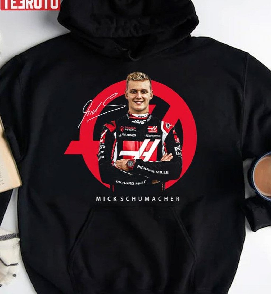 The Hass Team Signature Mick Schumacher F1 Unisex Sweatshirt
