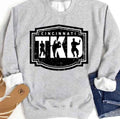 Oldschool Taekwondo Black Print Sweatshirt