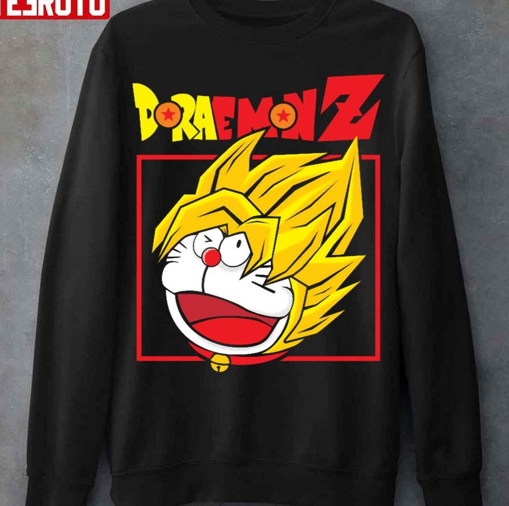Saiyan Robot Cat Doraemon Unisex T-Shirt