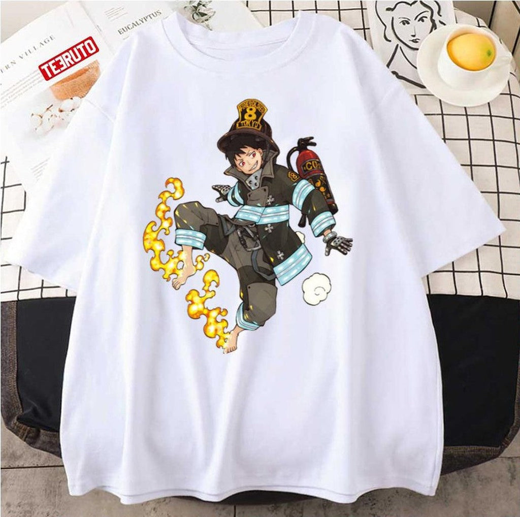 Shinra Kusakabe Fire Force Funny Art Unisex T-Shirt