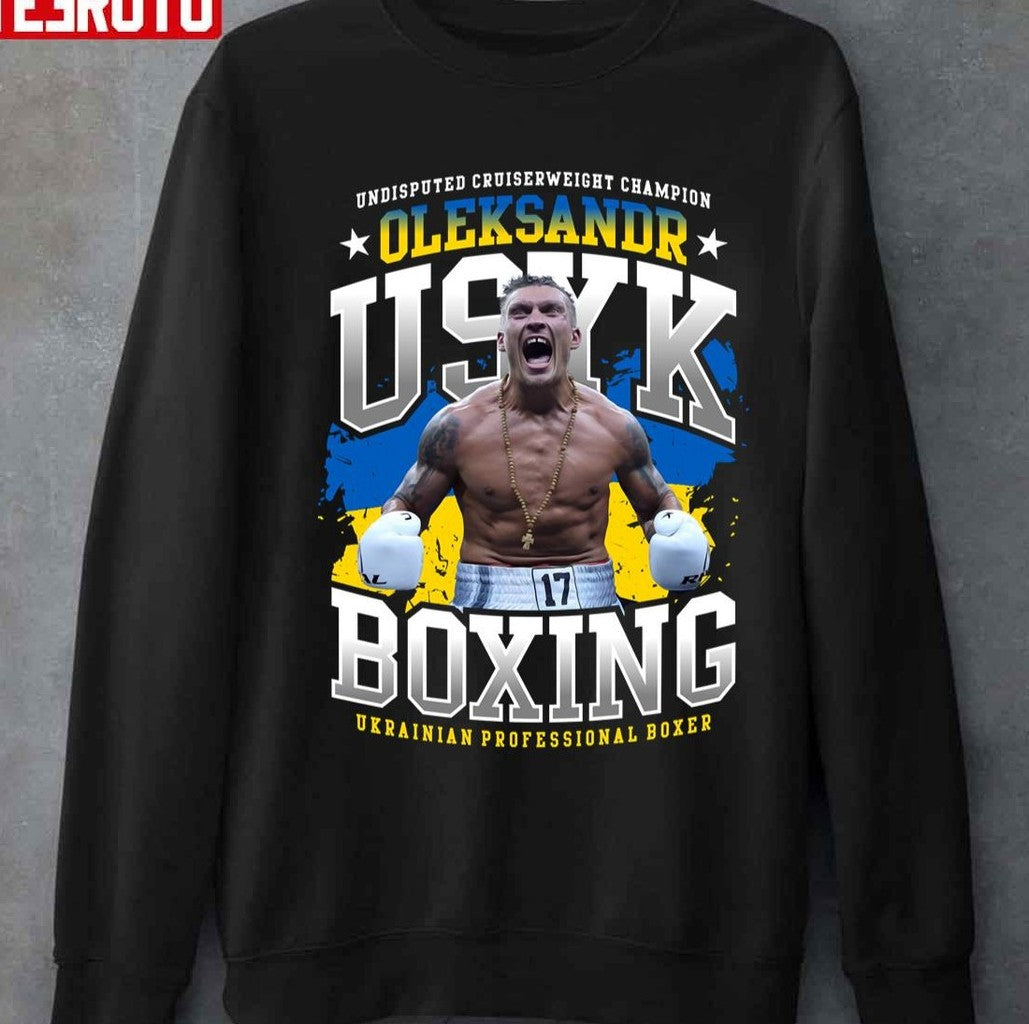 Oleksandr USYK Boxing Ukrainian Professional Boxer Jab Ole Unisex T-shirt