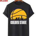 Retro Warriors Basketball Golden State SF City Skyline Unisex T-Shirt