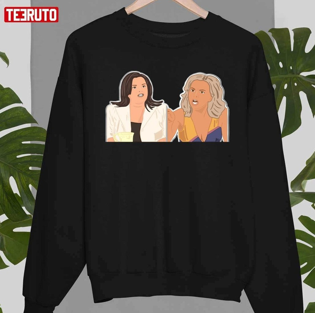 Rosie O’donnell Elisabeth Hasselbeck The View Iconic Split Screen Fight Unisex T-Shirt