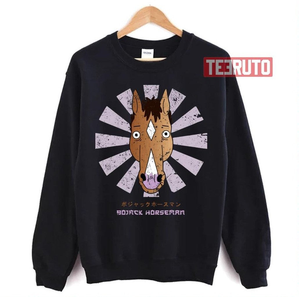 Retro Japanese Bojack Horseman Unisex T-Shirt