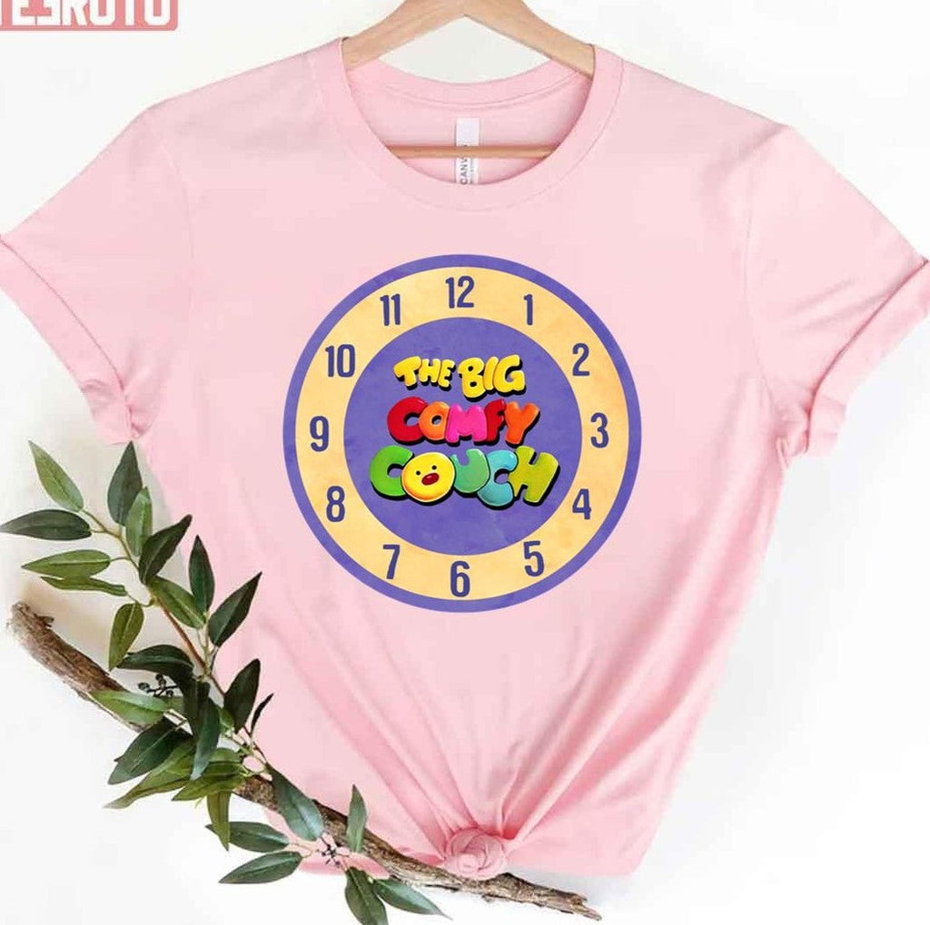 The Big Comfy Couch Clock Unisex T-Shirt
