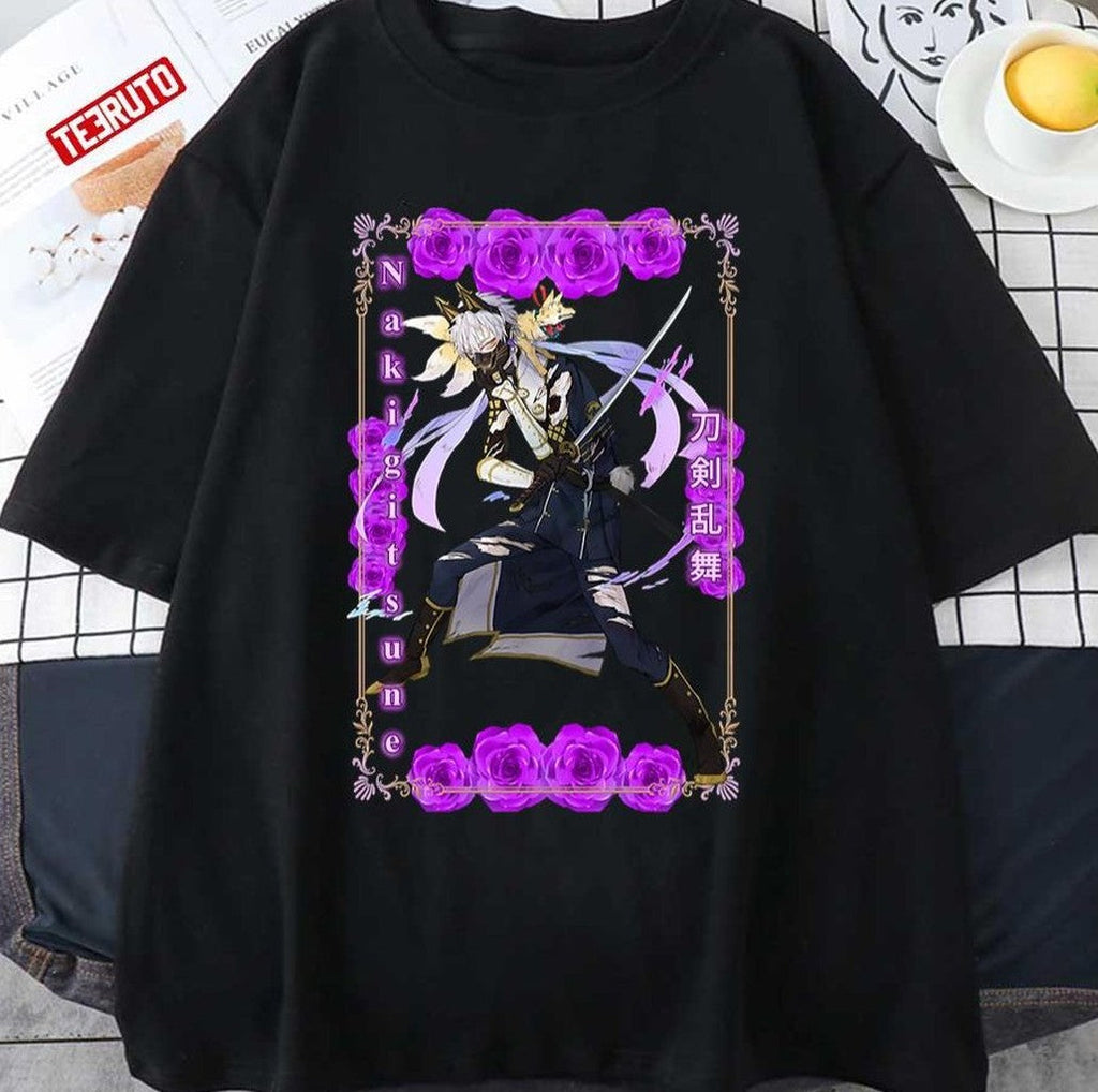 Nakigitsune Touken Ranbu Beautiful Artwork Unisex T-Shirt