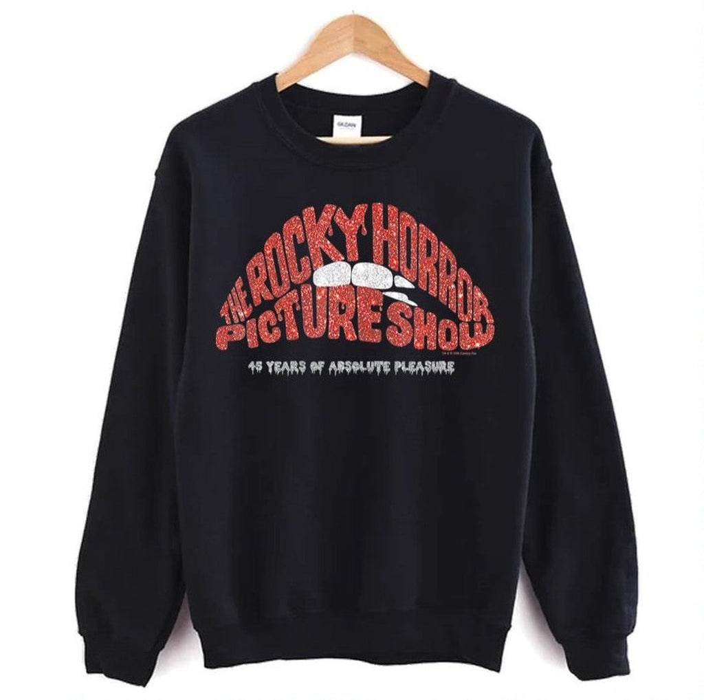 45 Years Glitter Lips Logo The Rocky Horror Picture Show Unisex Sweatshirt