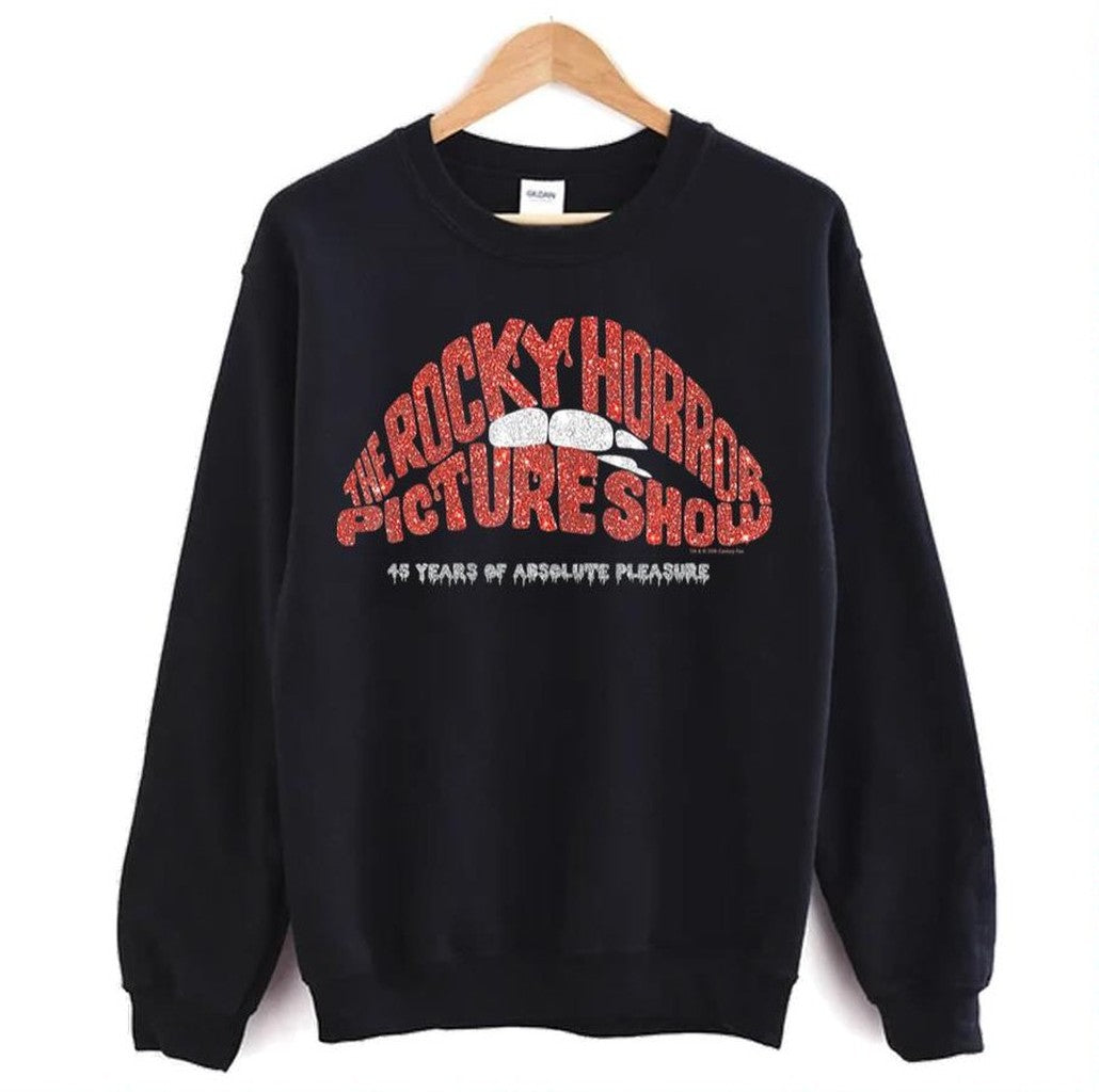 45 Years Glitter Lips Logo The Rocky Horror Picture Show Unisex Sweatshirt