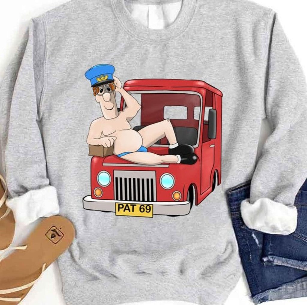 Postman Pat 69 Van By Rude Guy Unisex Sweatshirt