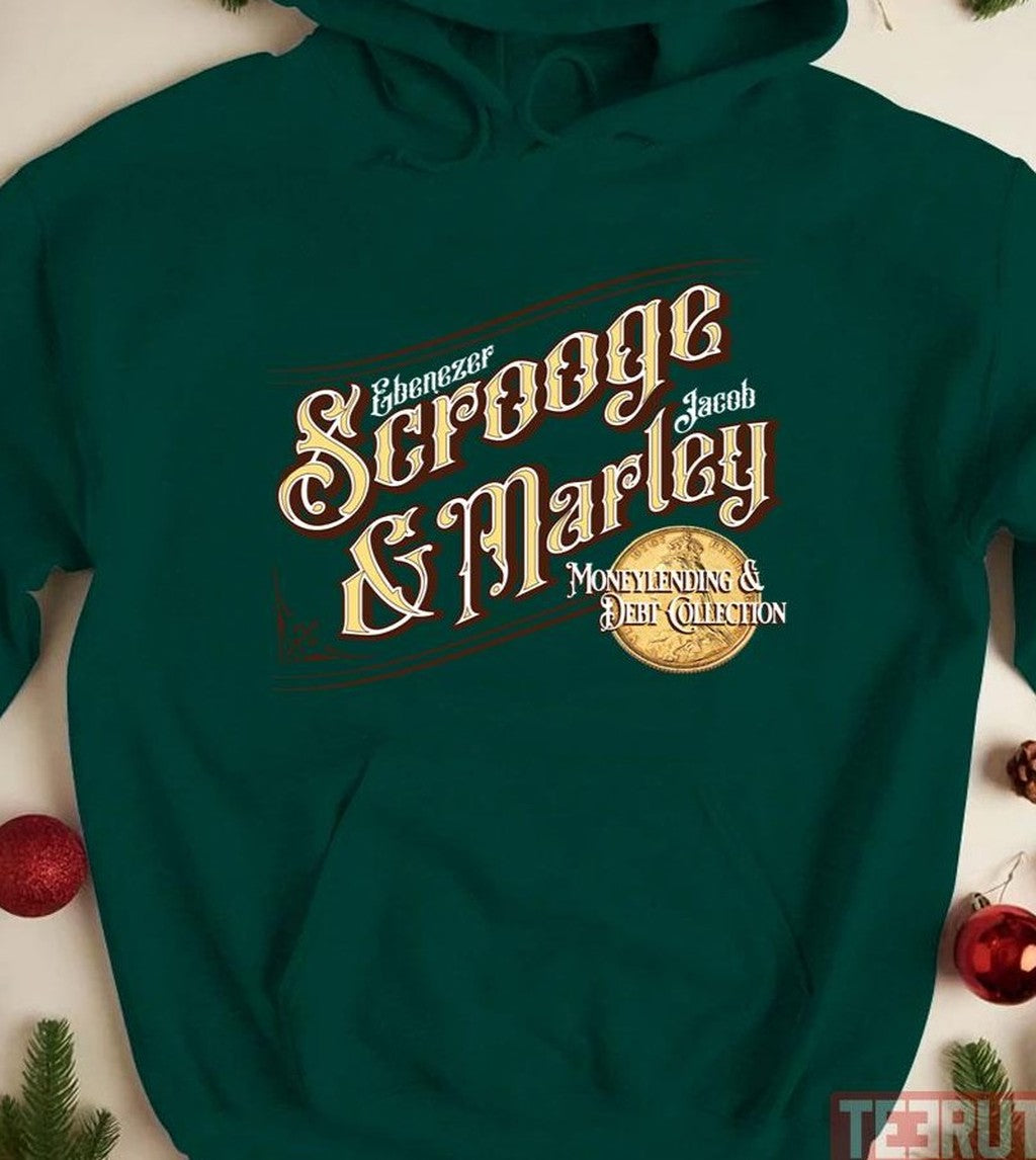 Scrooge And Marley Design Logo A Christmas Carol Unisex Sweatshirt