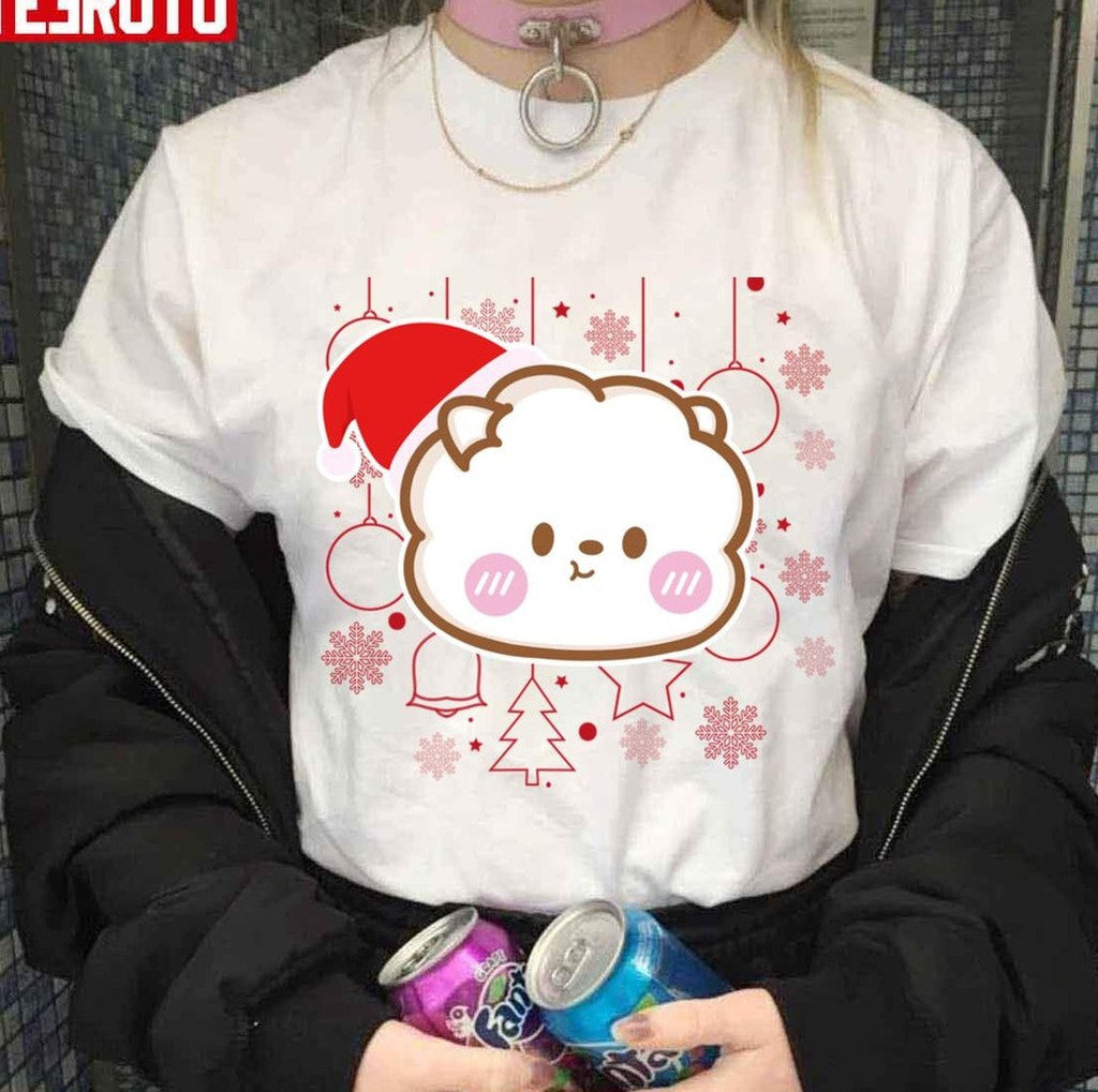 Santa Rj Jin Lovers Bt21 Bts Merry Christmas Unisex Sweatshirt