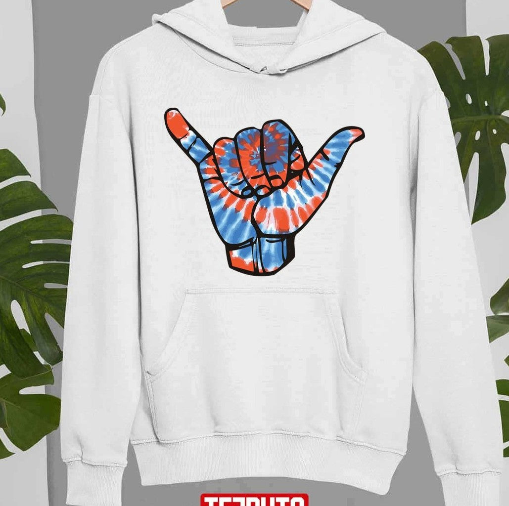 Orange And Blue Tie Dye Boise State Broncos Unisex Sweatshirt