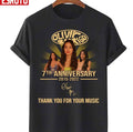 7th Anniversary 2015 2022 Olivia Rodrigo Thank You For Memories Signature Unisex T-Shirt