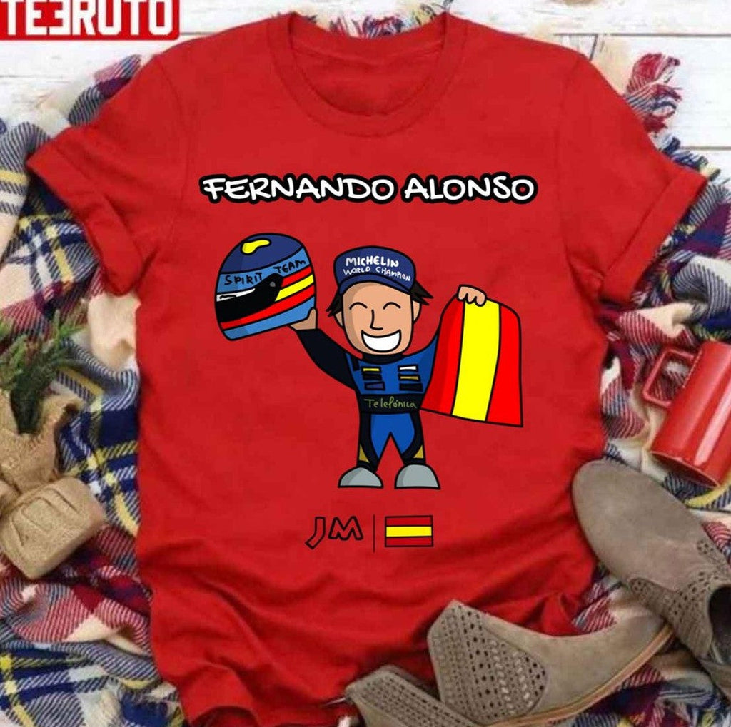 Spanish Renault Driver In Formula 1 Fernando Alonso Unisex Sweatshirt