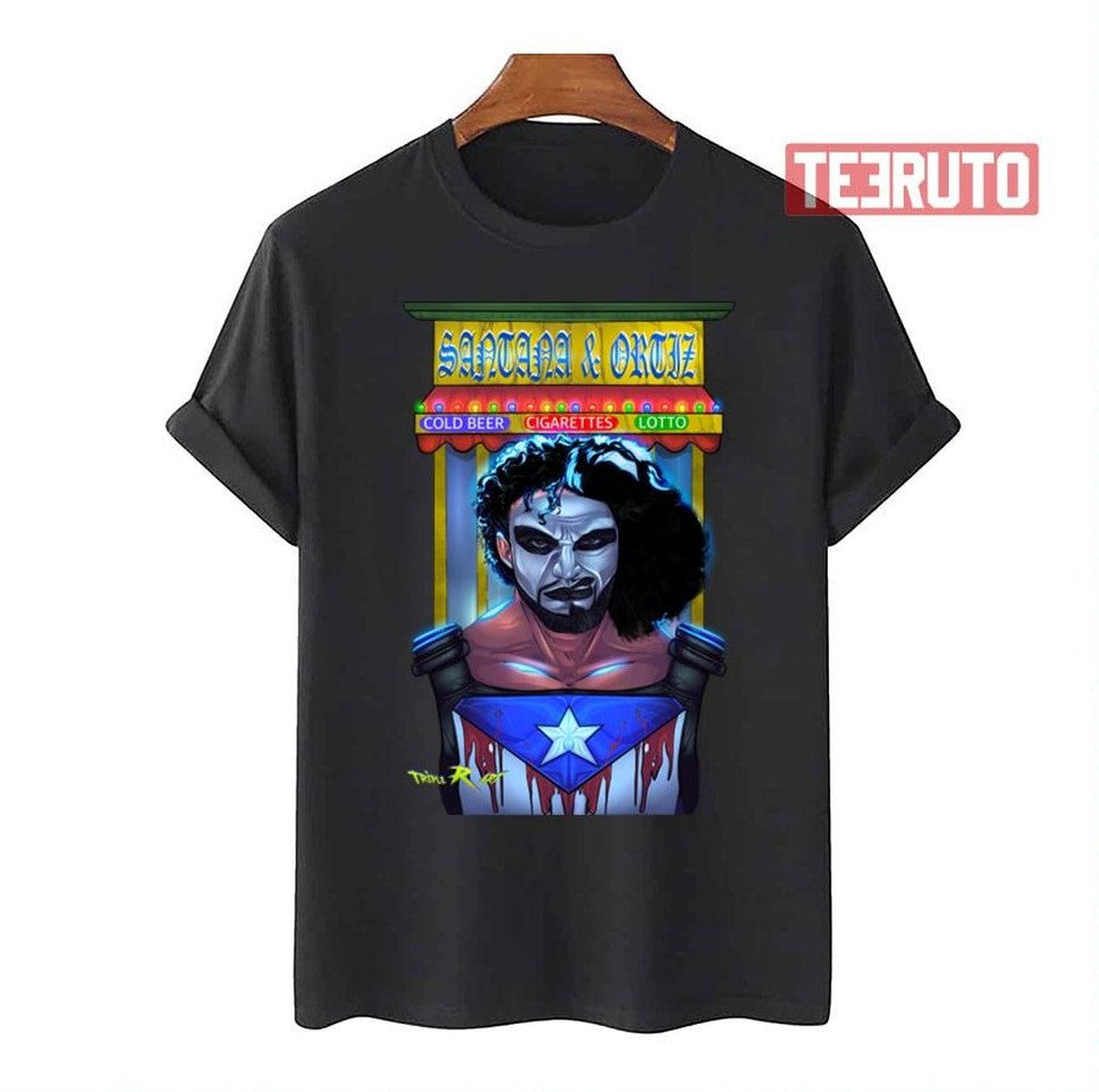 Santana And Ortiz Proud And Powerful Aew Unisex T-Shirt