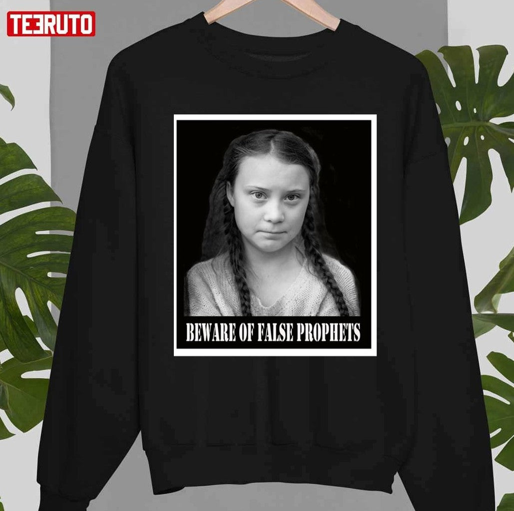 Beware Of False Prophets Vintage Retro Greta Thunberg Unisex T-Shirt