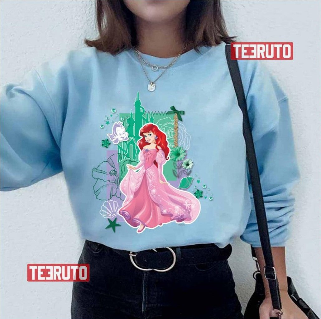 Spirited Princess Little Mermaid Ariel Unisex T-Shirt