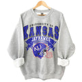 Kansas Jayhawks Vintage NCAA Sweatshirt, Unisex Jayhawks Football Shirt, Classic Sport Hoodie, Gifts for Football Fans, Cotton T-Shirt, Hoodie